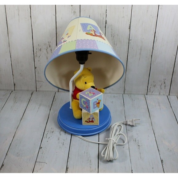 Vintage Disney Winnie The Pooh Hunny Nursery Baby Infant Lamp - Picture 1 of 9